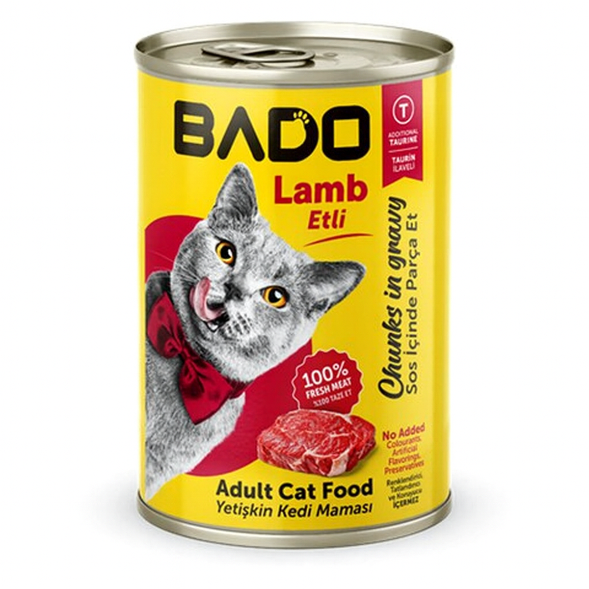 Bado Wet Adult Cat Food Lamb 400 Gr | 9061232
