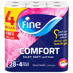 Fine Toilet Tissue Comfort 28+4 Rolls x 175 Sheets | F0003250