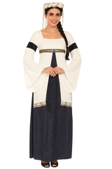 Medieval Queen Costume (Dress & Headpiece) | 99827
