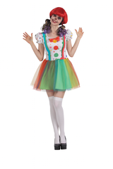 Clown Costume (Dress & Wig) | 093137
