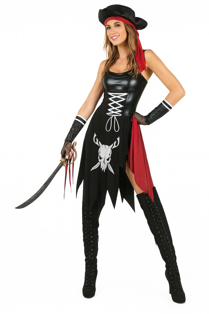 Poseidon Costume (Muscle Shirt, Pants, Belt, Cuffs & Crown) | 086375