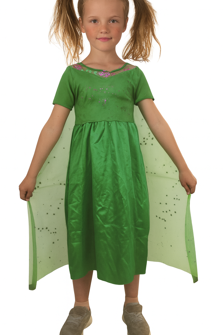 Princess Costume (Dress, Cape, Headpiece) - Medium Size (120-130 cm) | LK004-15