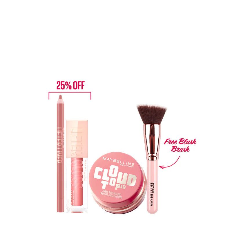 Maybelline New York Lifter Duo x Cloudtopia Makeup Bundle + Free Blush Brush