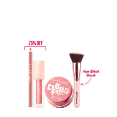 Maybelline New York Lifter Duo x Cloudtopia Makeup Bundle + Free Blush Brush