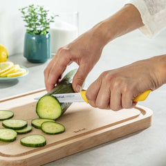 Tefal Colorfood Serrated Paring Knife 8cm - Yellow | K2732104