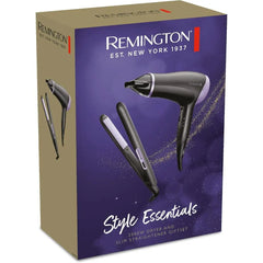 Remington Style Dryer& Straightener - Essentials Gift Set | D3016GP E51
