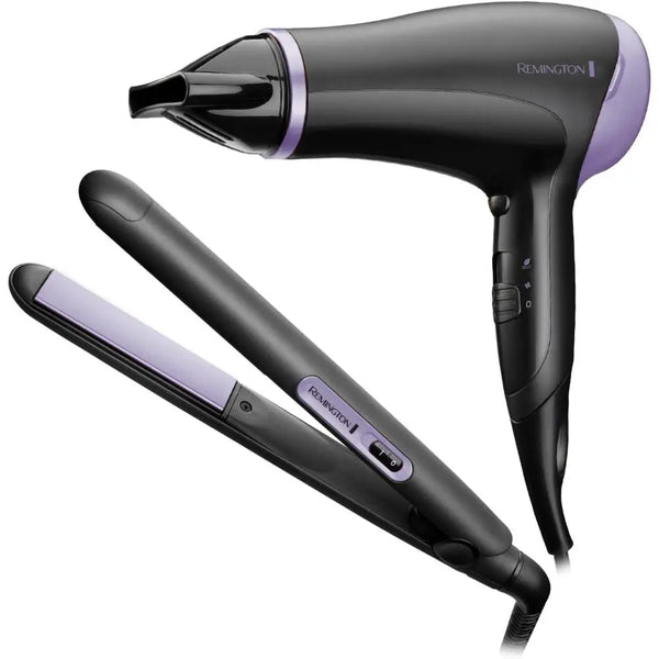 Remington Style Dryer& Straightener - Essentials Gift Set | D3016GP E51