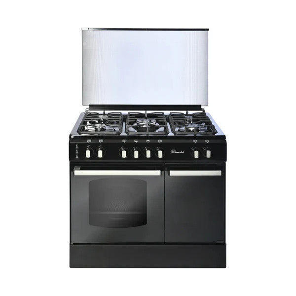 SUPER CHEF Cooker Bottle 90Cm 5 Gas Burners Black |   DCB-941 BLK