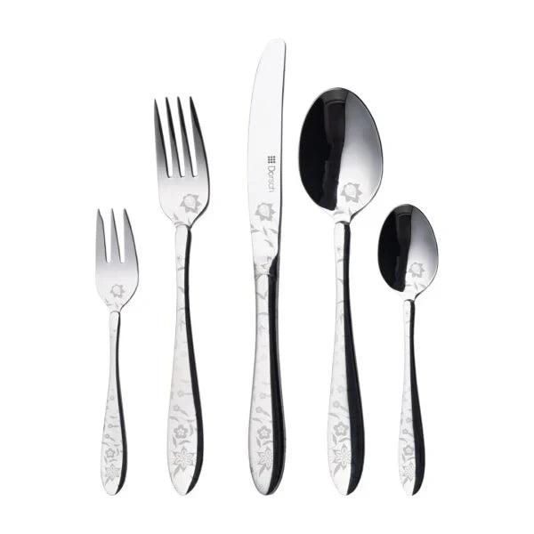 Dorsch Tulip 30-Piece 18/10 Stainless Steel Cutlery Set | DH-01931