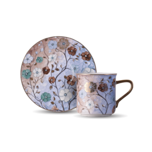 Dorsch Floris Blue 12-Piece Coffee Cup Set | DH-09313