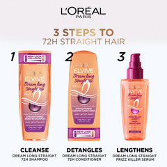 L'Oréal Paris Elvive Dream Long Straight Frizz Killer Serum with Black Cumin Oil & Micro Keratin