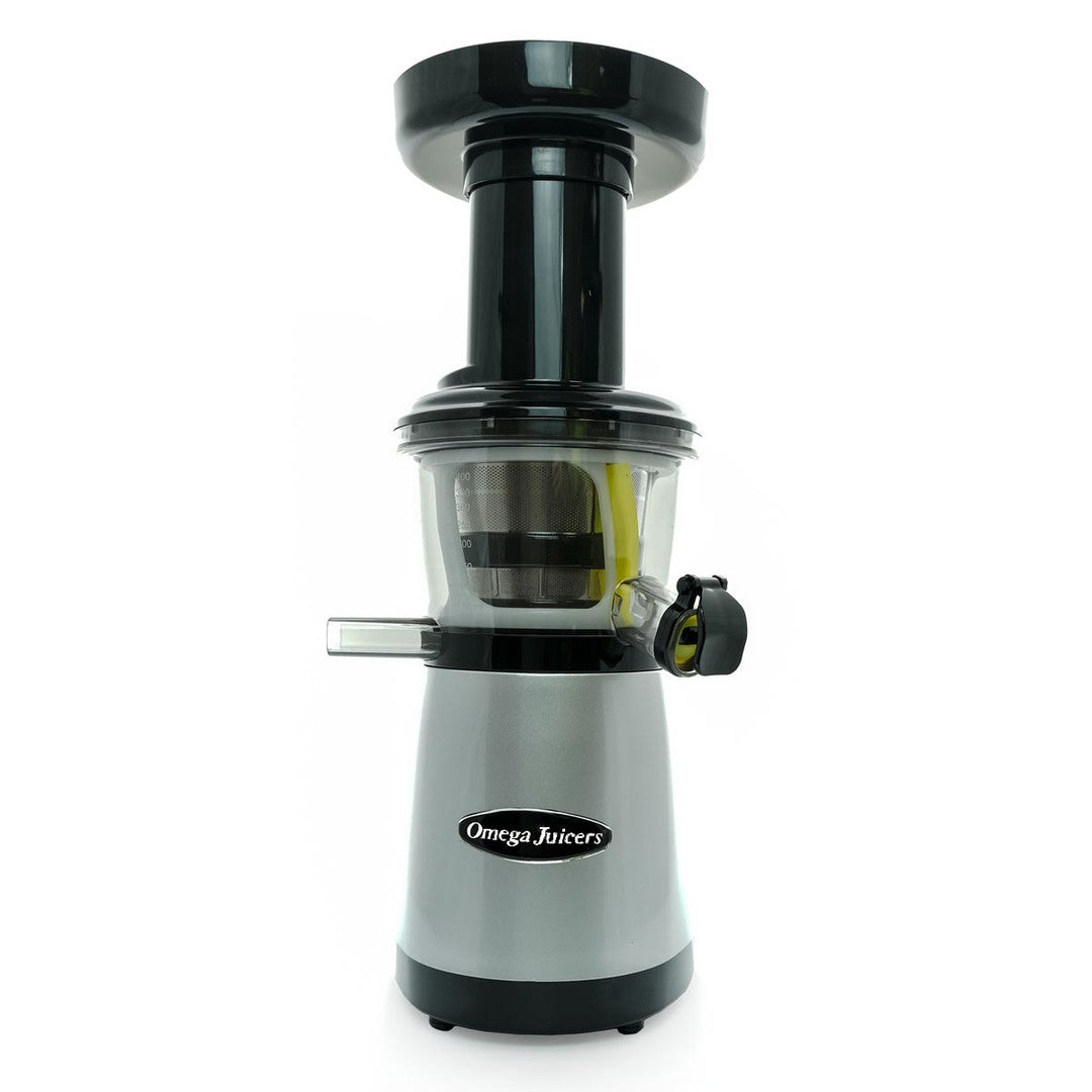 Omega Vertical Masticating Juicer Silver Low Speed 240V | VRT452HDS