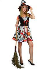 Witch Costume (Dress & Hat) | 093471
