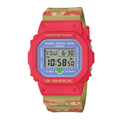 Casio G-SHOCK Super Mario Collaboration Digital Watch - Red | DW-5600SMB-4DR