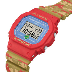 Casio G-SHOCK Super Mario Collaboration Digital Watch - Red | DW-5600SMB-4DR