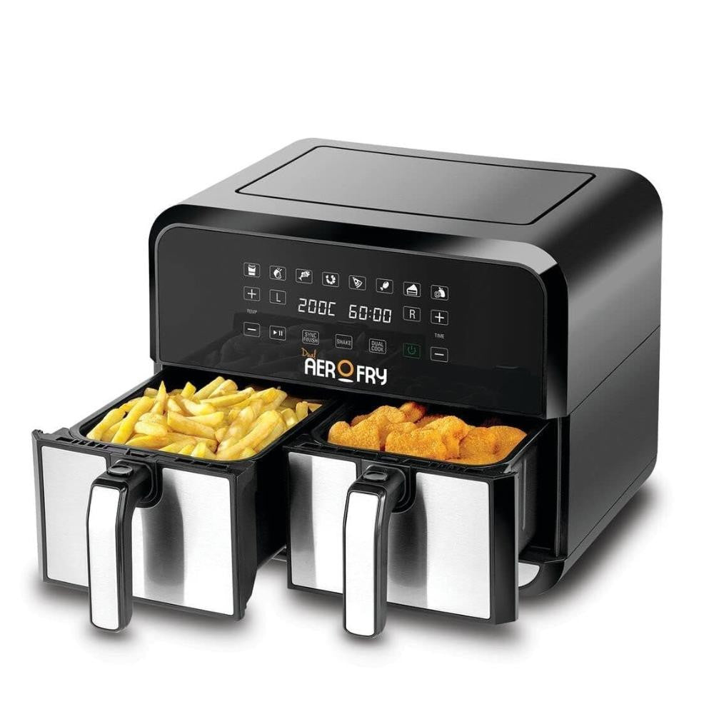 Black & Decker Digital Dual Zone Air Fryer 1700W 4L+4L | DZAF1700-B5