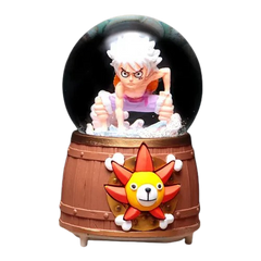 One Piece Gear 5 Luffy Decorative Snow Globe - White Hair | Z1203
