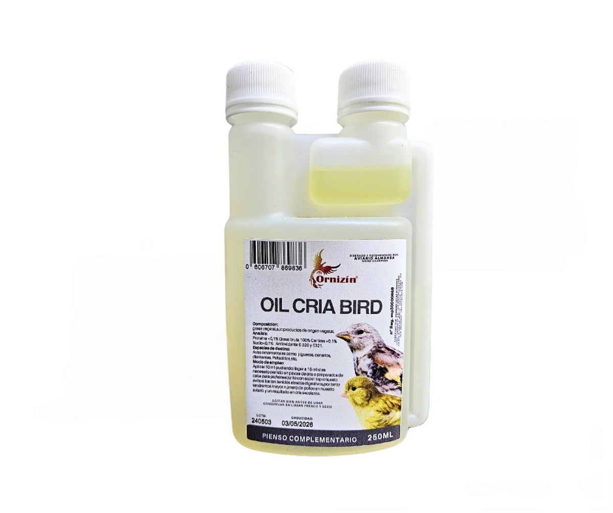 Ornizin Oil Cria Bird Supplement - 250ml