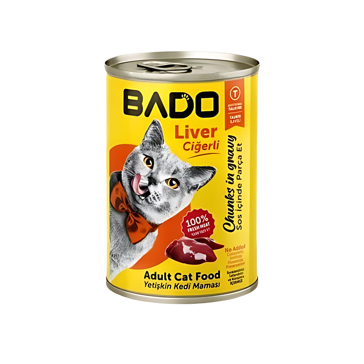 Bado Wet Adult Cat Food Liver 400 Gr | 9061256