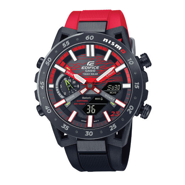 Casio Edifice NISMO MY23 Men Connected Solar Watch - Black Red | ECB-2000NIS-1ADR
