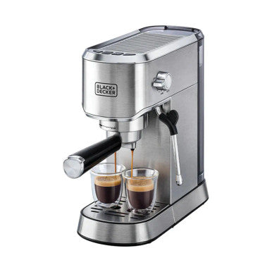 ماكينة تحضير قهوة الإسبريسو من بلاك أند ديكر 15 بار 1450 وات | ECM150-B5