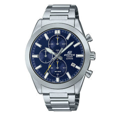 Casio Edifice Men Chronograph Watch - Silver Blue | EFB-710D-2AVUDF