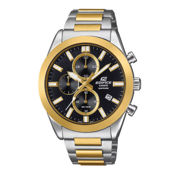 Casio Edifice Men Chronograph Watch - Black Gold | EFB-710SG-1AVUDF