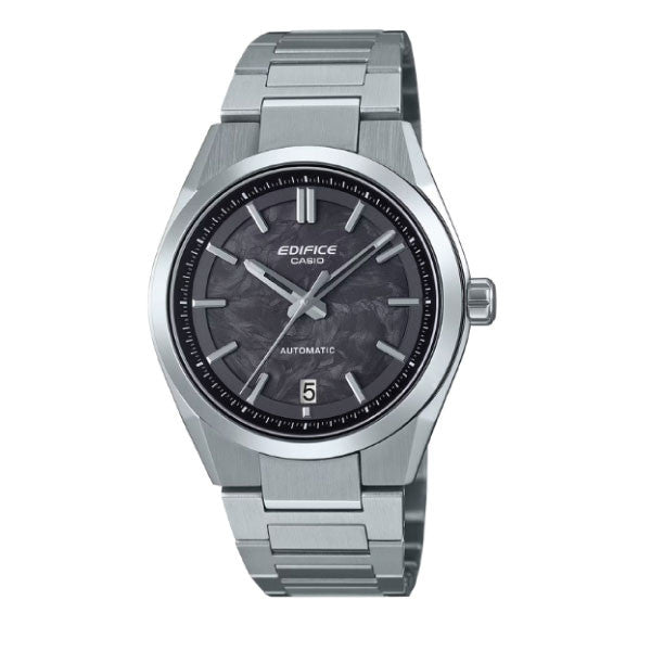 Casio Edifice Men Automatic Watch - Black Silver | EFK-100CD-1ADR