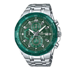 Casio Edifice Men Chronograph Watch - Green Silver | EFR-539DE-3AVUDF