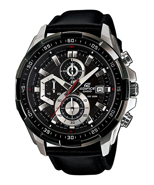 Casio Edifice Men Chronograph Watch - Black | EFR-539L-1AVUDF