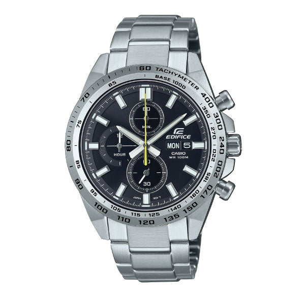 Casio Edifice Men Chronograph Watch - Black Silver | EFR-574D-1AVUDF