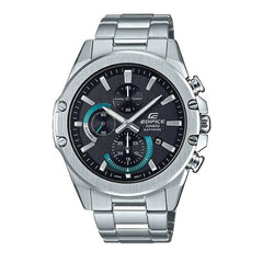 Casio Edifice SLIM Men Chronograph Watch - Silver Black | EFR-S567D-1AVUDF