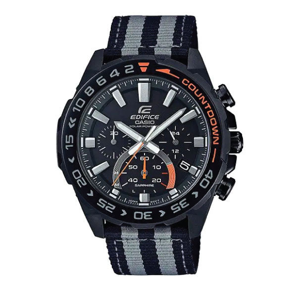 Casio Edifice Men Solar Chronograph Watch - Black | EFS-S550BL-1AVUDF