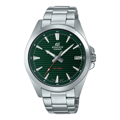 Casio Edifice Men Analog Watch - Silver Green | EFV-140D-3AVUDF