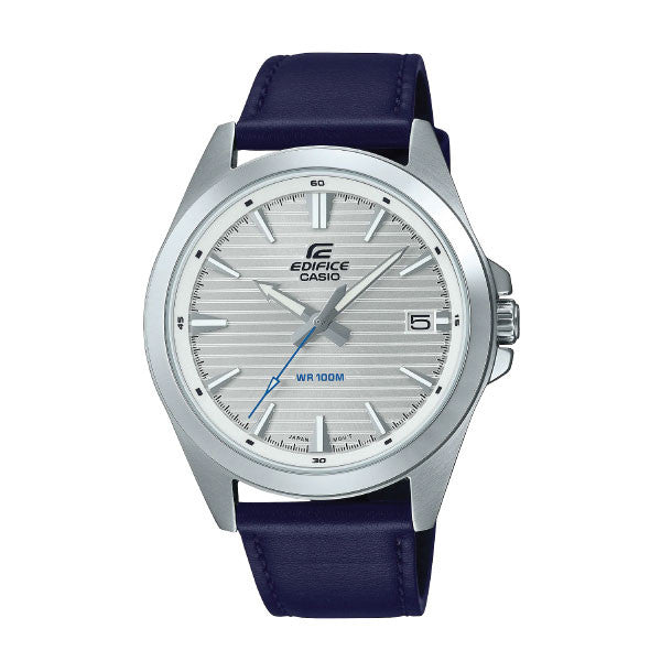 Casio Edifice SLIM Men Solar Chronograph Watch - Silver Blue | EFS-S610D-1AVUDF