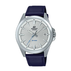 Casio Edifice SLIM Men Solar Chronograph Watch - Silver Blue | EFS-S610D-1AVUDF