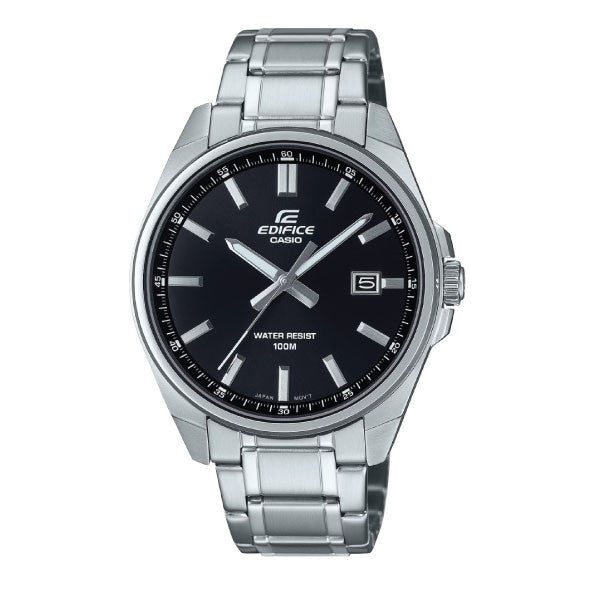 Casio Edifice Men Analog Watch - Black Silver | EFV-150D-1AVUDF