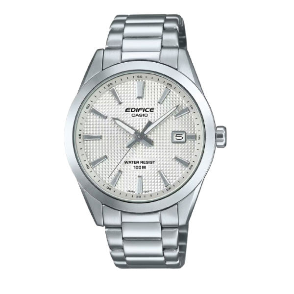 Casio Edifice Men Analog Watch - Silver White | EFV-160D-7AVDF