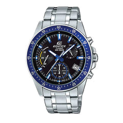 Casio Edifice Men Chronograph Watch - Silver Black Blue | EFV-540D-1A2VUDF