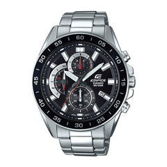 Casio Edifice Men Chronograph Watch - Silver Black | EFV-550D-1AVUDF