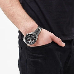 Casio Edifice Men Chronograph Watch - Silver Black | EFV-550D-1AVUDF