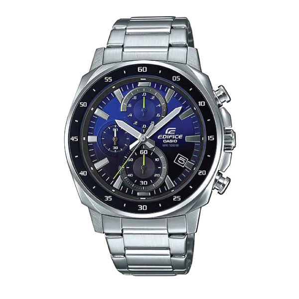 Casio Edifice Men Chronograph Watch - Silver Blue | EFV-600D-2AVUDF