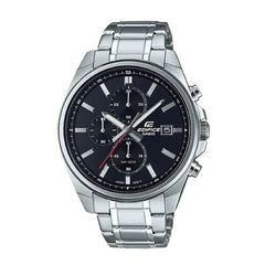 Casio Edifice Men Chronograph Watch - Silver Black | EFV-610D-1AVUDF