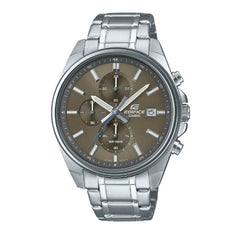 Casio Edifice Men Chronograph Watch - Brown Silver | EFV-610D-5CVUDF