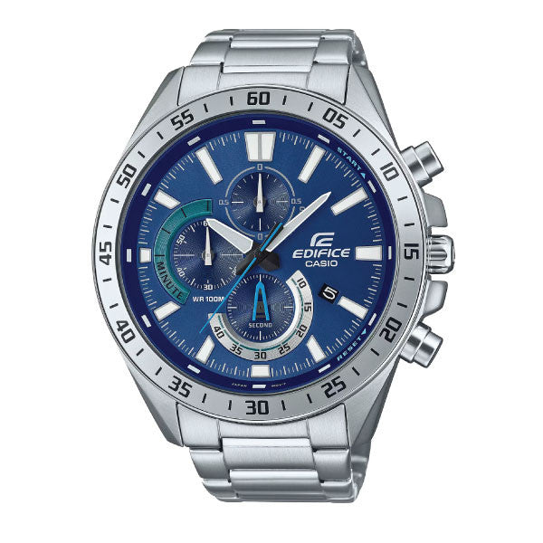 Casio Edifice Men Chronograph Watch - Blue Silver | EFV-620D-2AVUDF