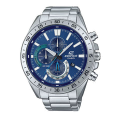 Casio Edifice Men Chronograph Watch - Blue Silver | EFV-620D-2AVUDF