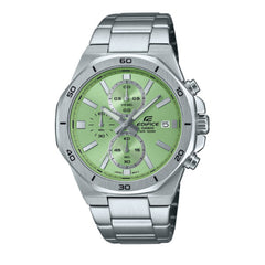 Casio Edifice Men Chronograph Watch - Silver Green | EFV-640D-3AVUDF