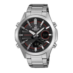 Casio Edifice Men Analog-Digital Watch - Black Silver | EFV-C120D-1A4DF