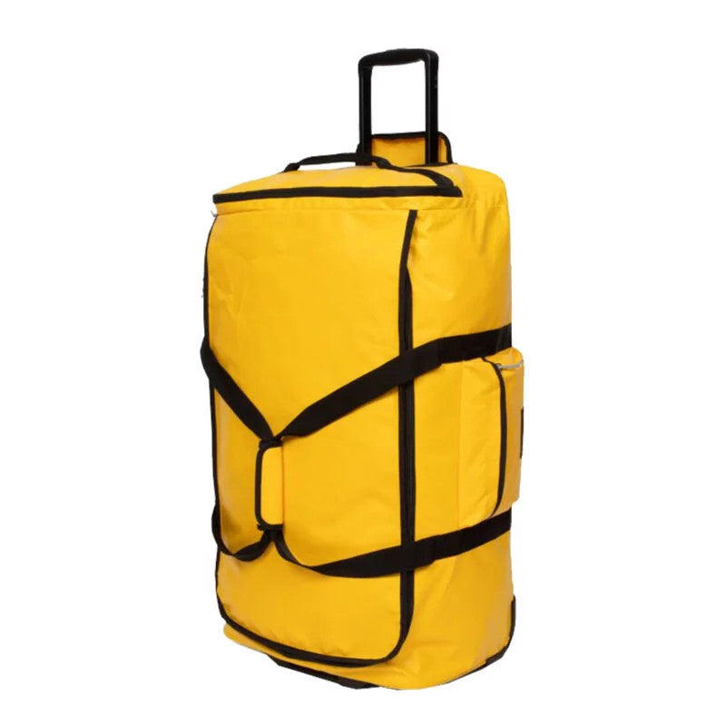 Eastpak Tarp Duffl'R Wheel 2 Large Wheeled Travel Bag – Tarp Yolk | EKA5BHO3O5