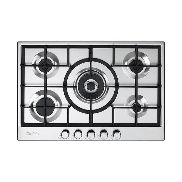 ELBA Hob 75 cm 5 Gas Burners Safety Stainless Steel | ELIO 75-545